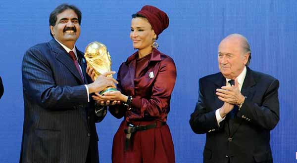 قطر بعد فوزها بتنظيم مونديال 2022