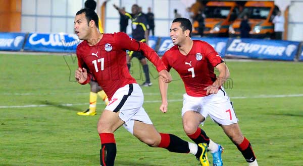 السيد حمدي بقميص منتخب مصر