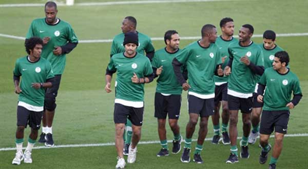 تدريبات المنتخب السعودي لكرة القدم