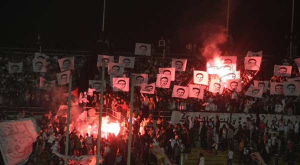 جماهير الزمالك قبل بداية المباراة