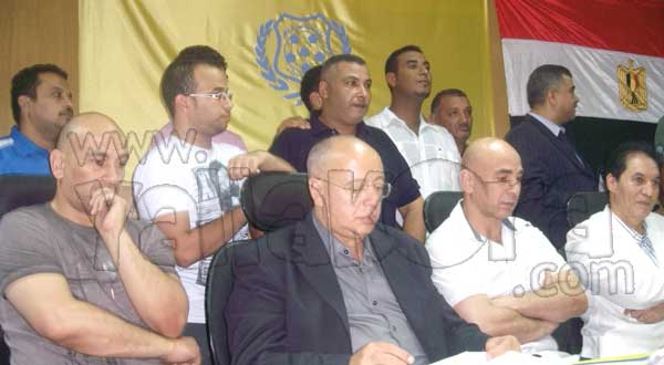 حسام وابراهيم حسن عند توقيعهم للنادي الاصفر
