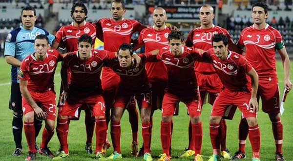 منتخب تونس في مباراة غانا