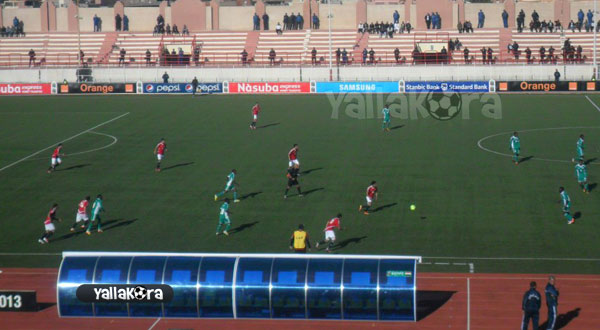 صورة من مباراة نصف النهائي بين مصر ونيجريا