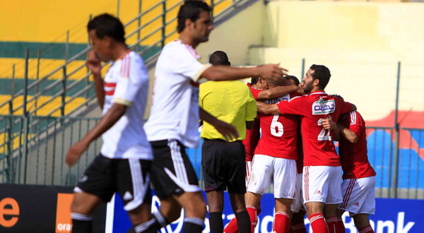 الاهلى في المباراة الماضية أمام الزمالك