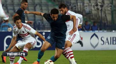 الشوط الأول: الزمالك 0 - 0 إنبي