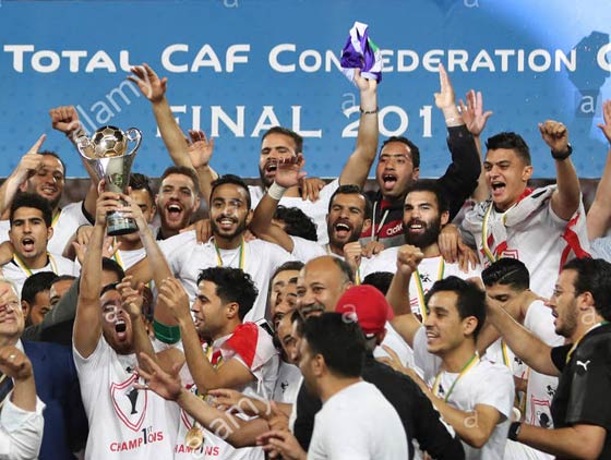 فوز الزمالك بالكونفيدرالية الإفريقية