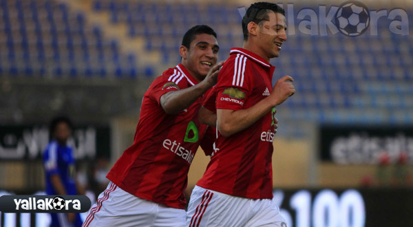 عبد الظاهر سجل هدف المباراة الأول