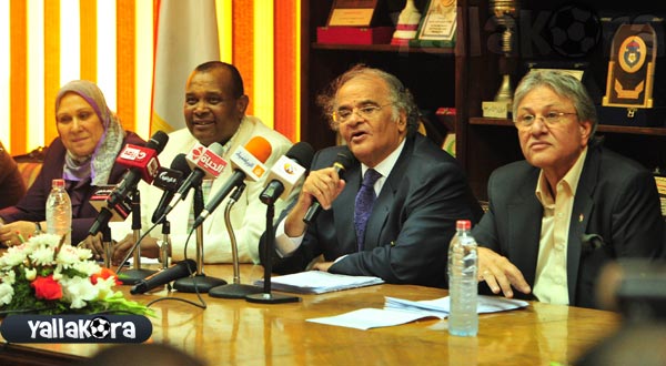 جانب من المؤتمر الصحفي